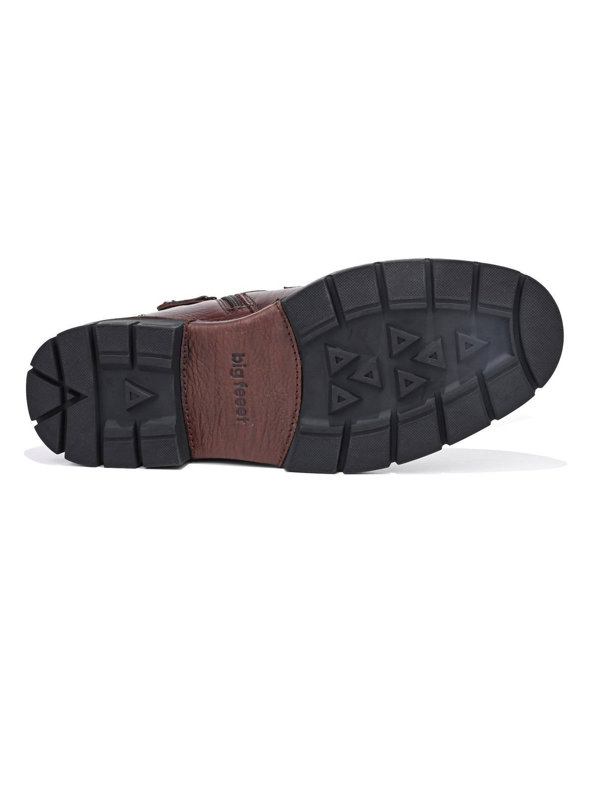 Forte Leather Lace-Up Boots for Men Big Size